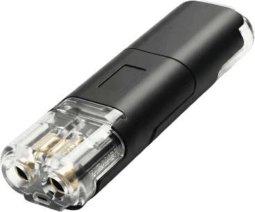 đConnecteur ENFICHABLE Ă 2 FILSAVEC CLIP DE VERROUILLAGE