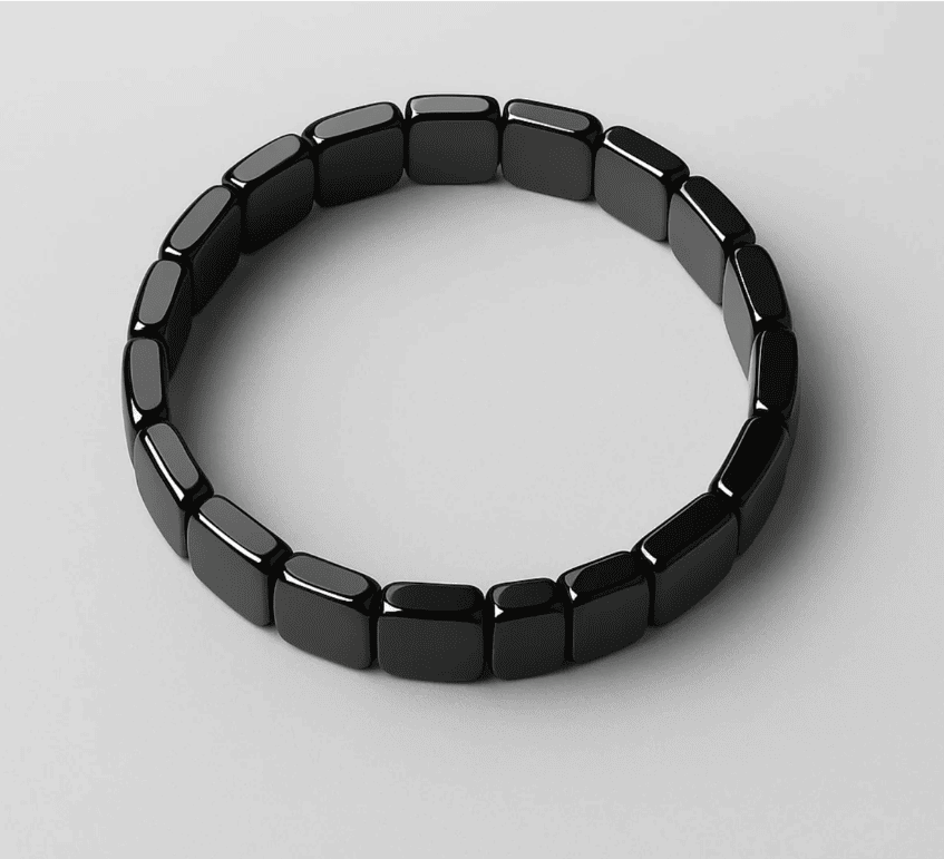 Bracelet en Hématite Authentique Équilibre, Force et Énergie Naturelle
