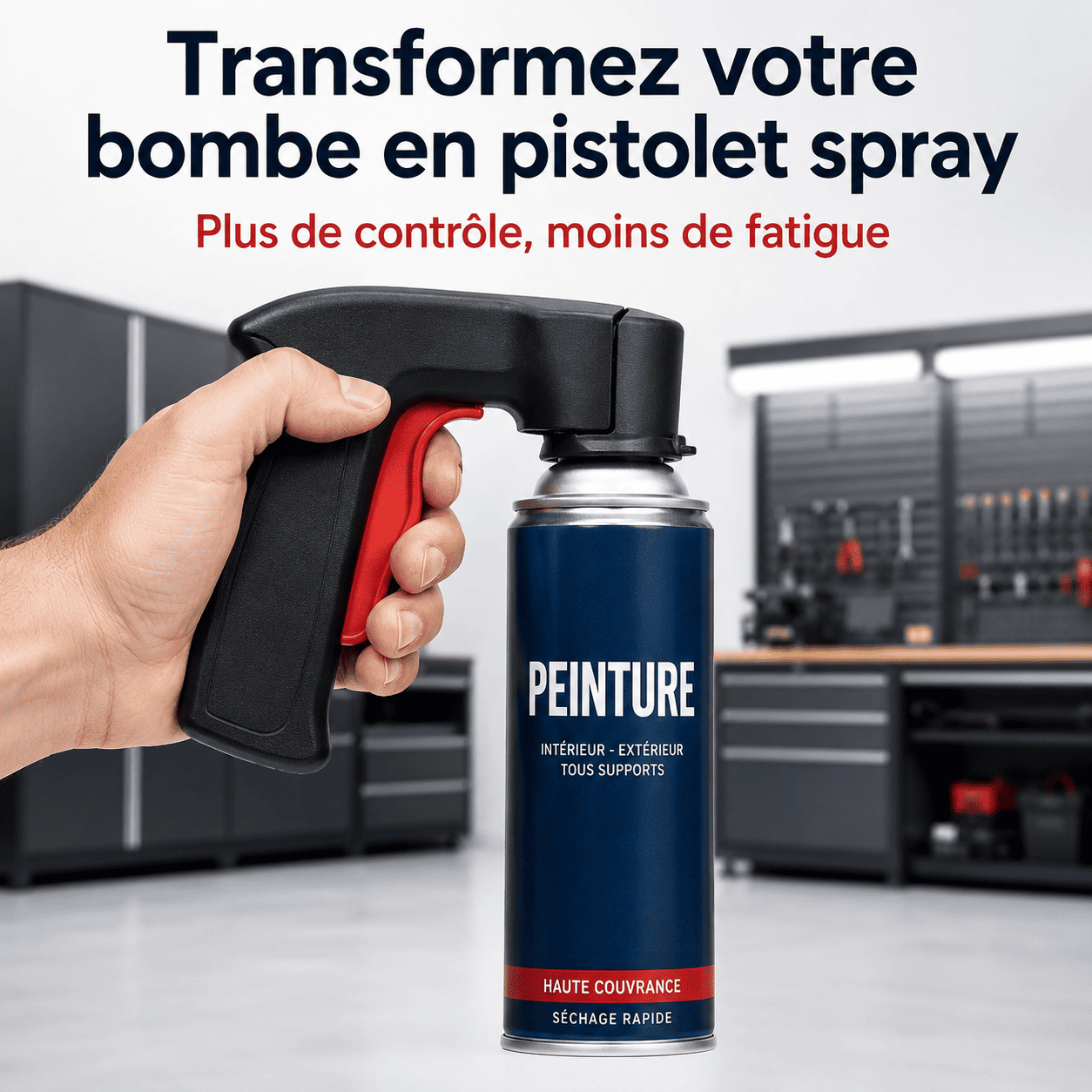 Poignée Gâchette Universelle pour Bombe Aérosol
