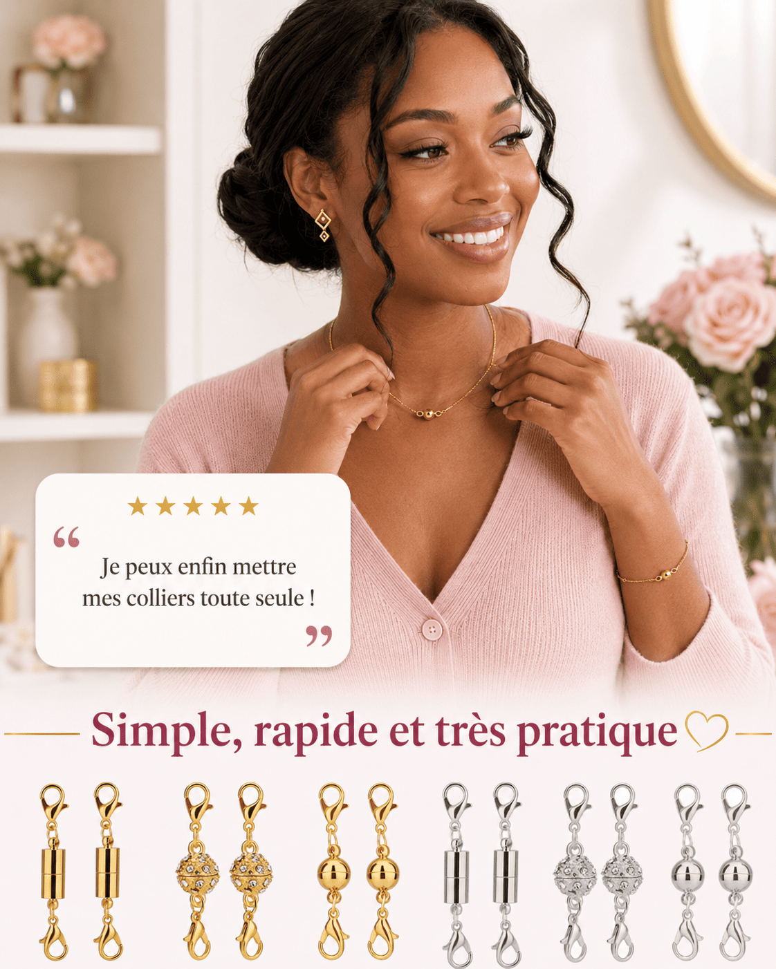 🔥 fermetures magnétiques pour colliers