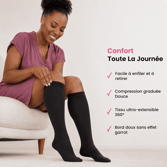 LEVARA — Chaussettes de compression | Jambes légères toute la journée