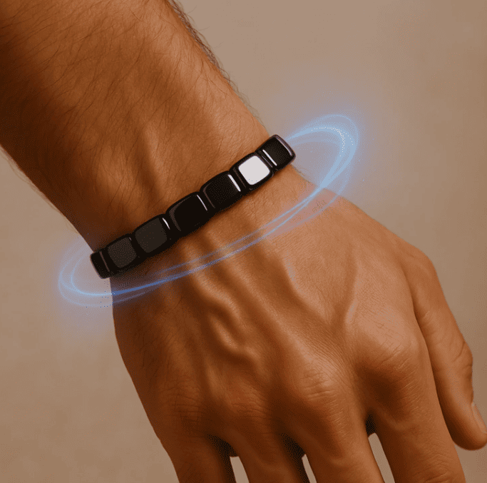 Bracelet en Hématite Authentique Équilibre, Force et Énergie Naturelle