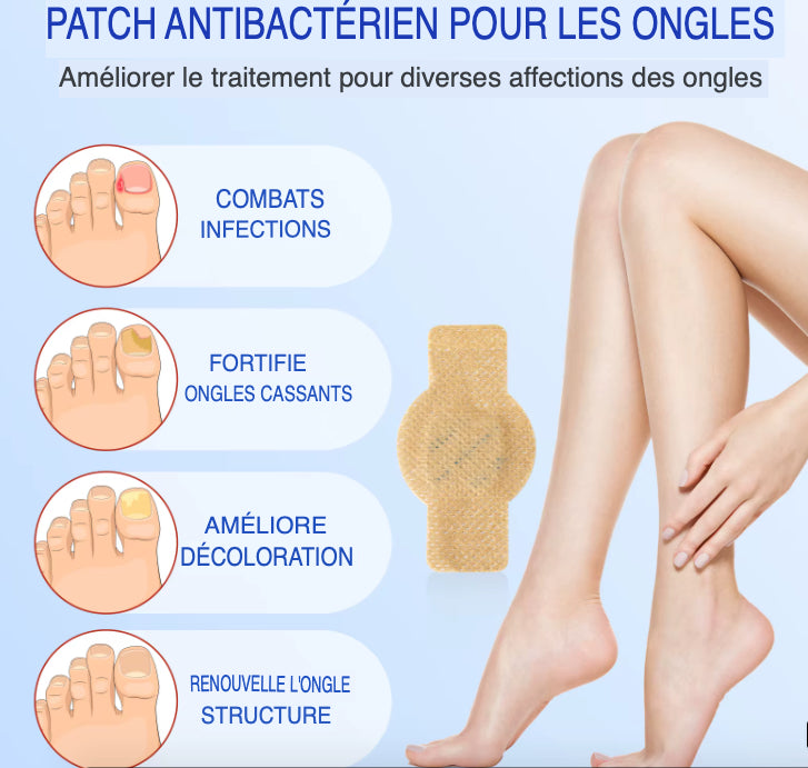 SleepCure Patch réparateur antifongique pour les ongles