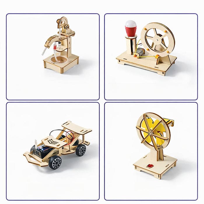 🧠 Kit STEM Petit Génie –  Projets Scientifiques à Construire Dès 6 Ans