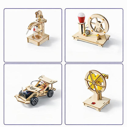 🧠 Kit STEM Petit Génie –  Projets Scientifiques à Construire Dès 6 Ans
