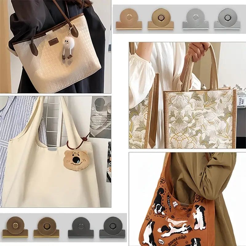 🧷Fermoir magnétique invisible pour sacs, vêtements et loisirs créatifs✨