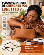 Lunettes de lecture magnétiques pliables  elles restent sur vous, vous ne les cherchez plus jamais