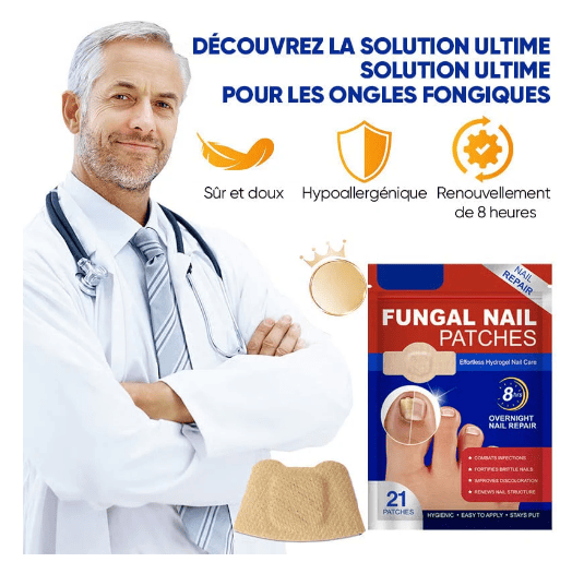 SleepCure  Patch réparateur antifongique pour les ongles