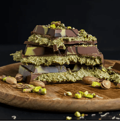 Barre de chocolat de luxe à la pistache  (200 g)