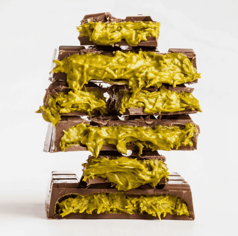Barre de chocolat de luxe à la pistache  (200 g)