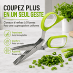Ciseaux Coupe-Herbes 5 Lames – Découpe Rapide & Uniforme