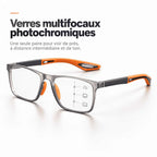 Lunettes Progressives Photochromiques 3-en-1 – Vision Claire & Confort au Quotidien