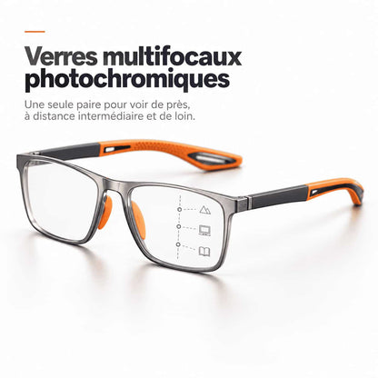 Lunettes Progressives Photochromiques 3-en-1 – Vision Claire & Confort au Quotidien