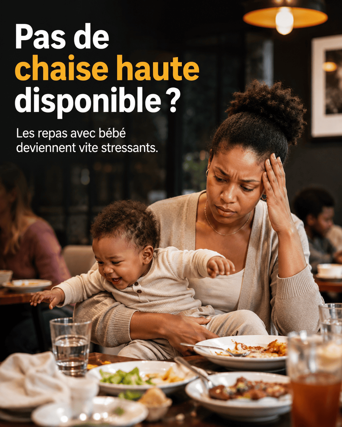 Harnais universel pour chaise de salle à manger
