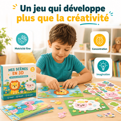 Kit de Stickers Créatifs 3D pour Enfants