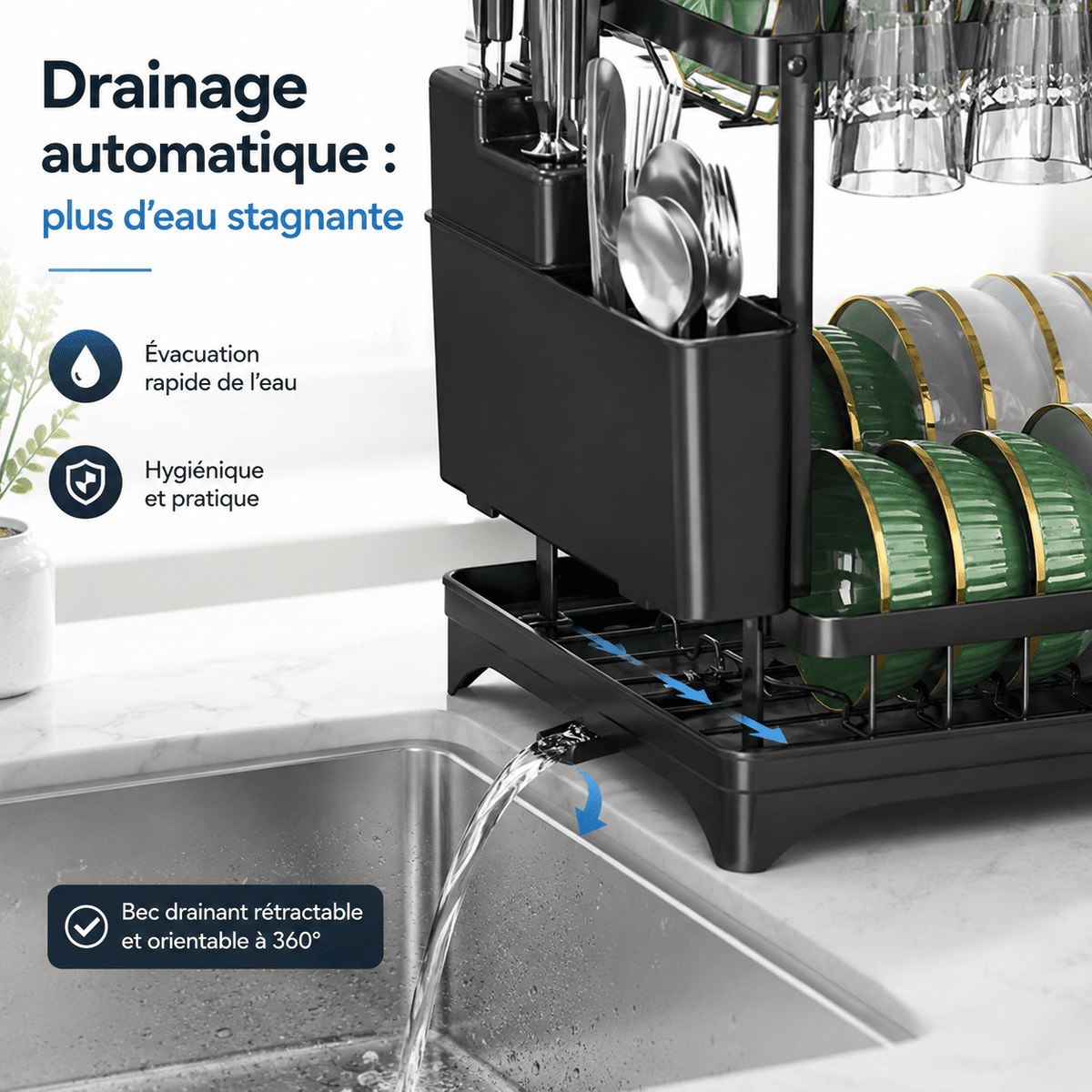 Égouttoir multifonctionnel – Drainable