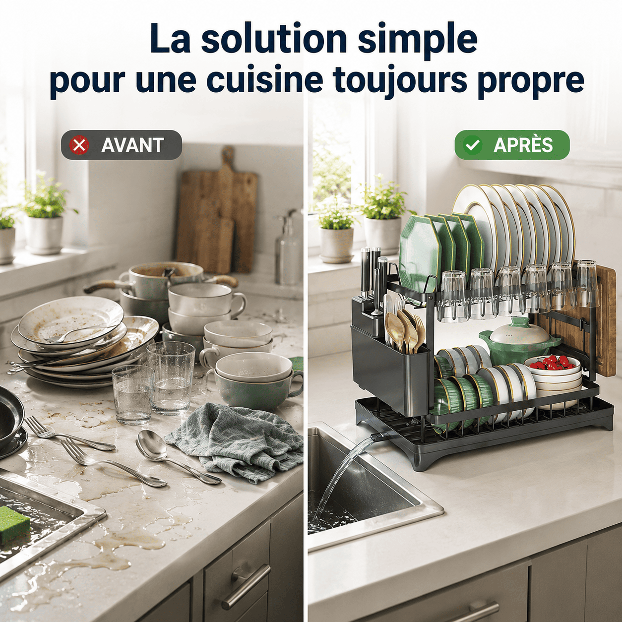 Égouttoir multifonctionnel – Drainable