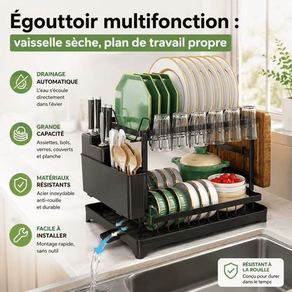 Égouttoir multifonctionnel – Drainable