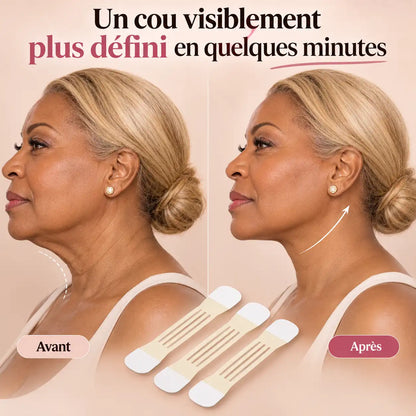 Lumi Neck™ – Bandes Tenseuses Invisibles pour le Cou