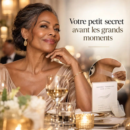 Lumi Neck™ – Bandes Tenseuses Invisibles pour le Cou