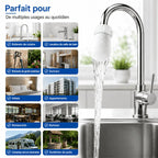 Filtres anti-sédiments pour robinet  une eau plus propre directement au robinet