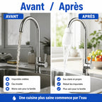 Filtres anti-sédiments pour robinet  une eau plus propre directement au robinet