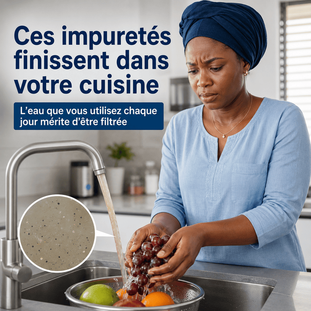 Filtres anti-sédiments pour robinet  une eau plus propre directement au robinet