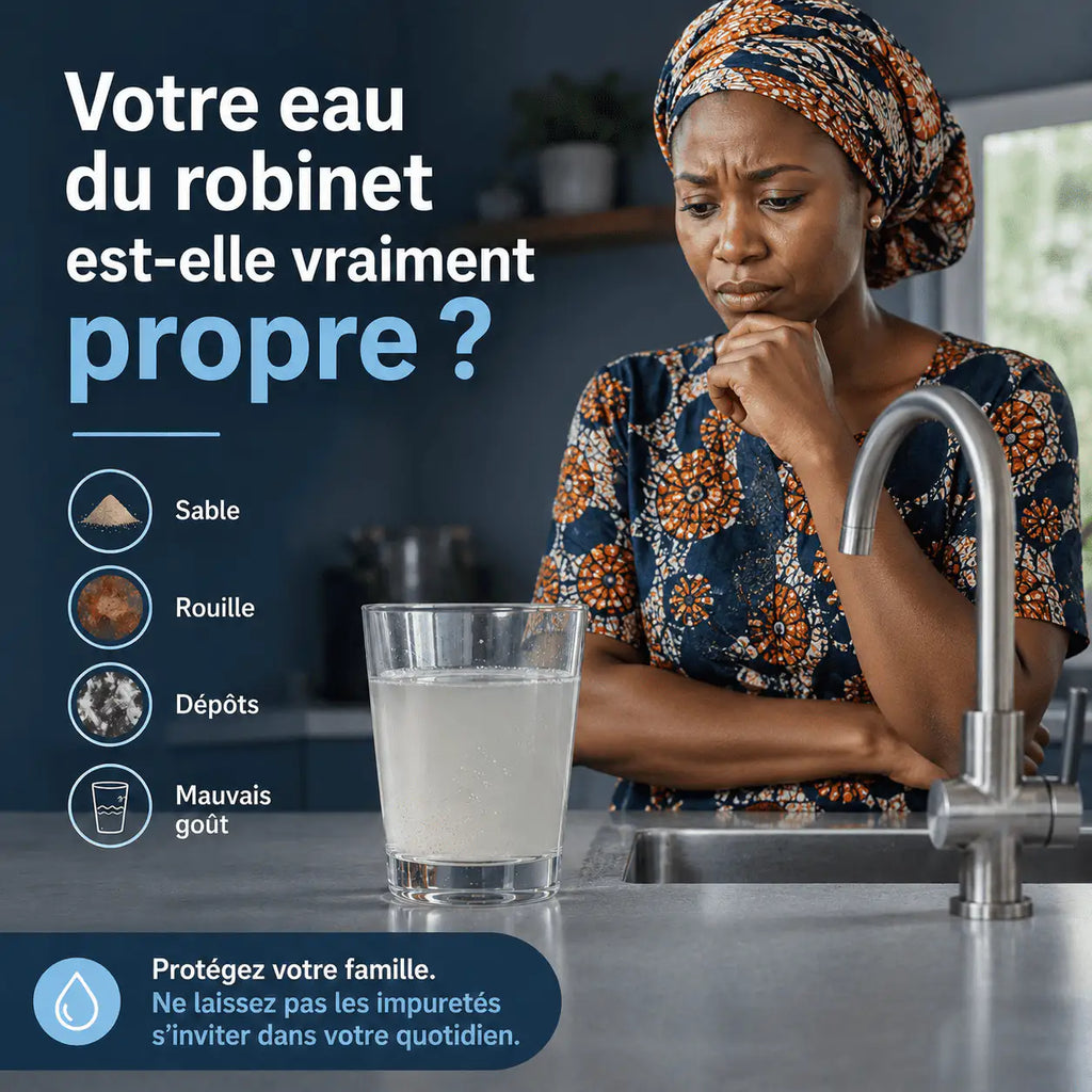 Filtres anti-sédiments pour robinet  une eau plus propre directement au robinet