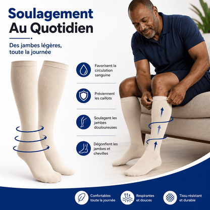 LEVARA — Chaussettes de compression | Jambes légères toute la journée