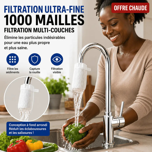 Filtres anti-sédiments pour robinet — une eau plus propre directement au robinet