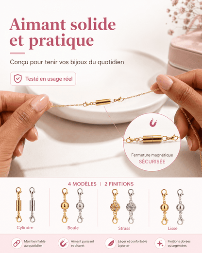 🔥 fermetures magnétiques pour colliers