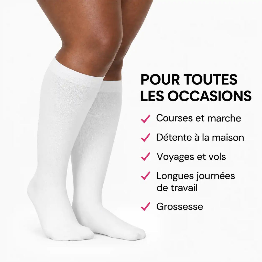 LEVARA — Chaussettes de compression | Jambes légères toute la journée