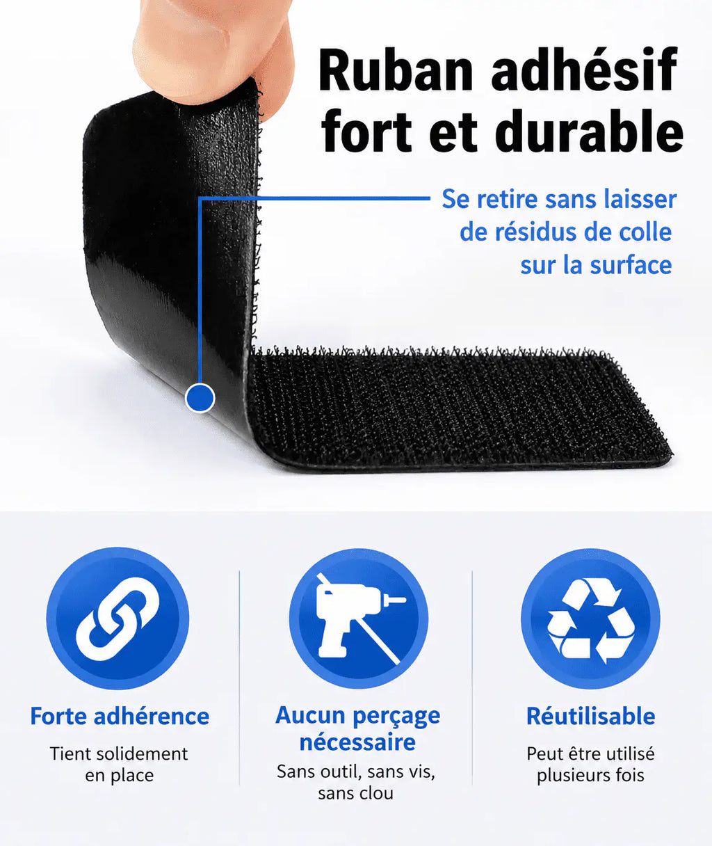 Ruban Scratch Adhésif Double Face Fixation Sans Percer (Copie)
