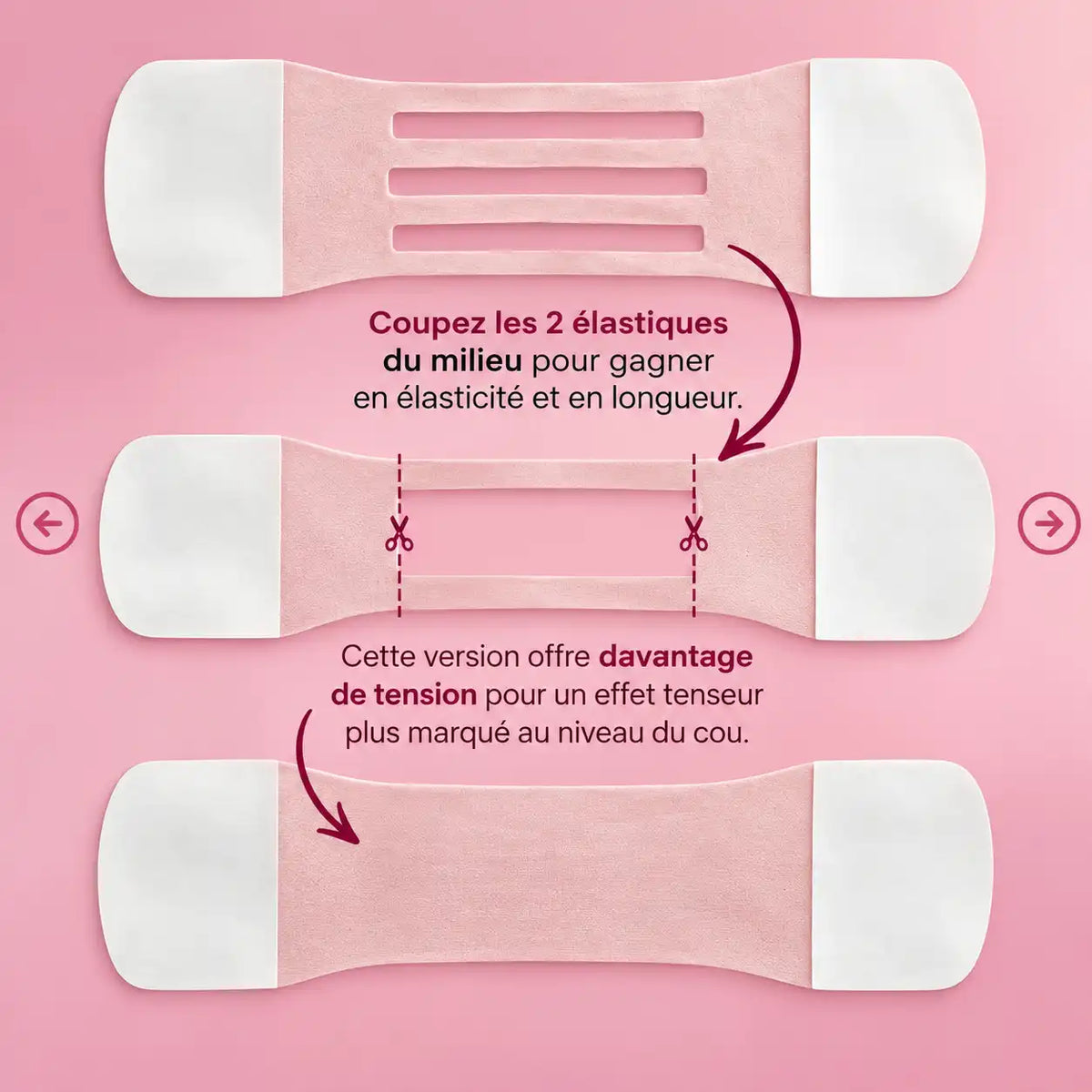 Lumi Neck™ – Bandes Tenseuses Invisibles pour le Cou