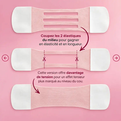 Lumi Neck™ – Bandes Tenseuses Invisibles pour le Cou