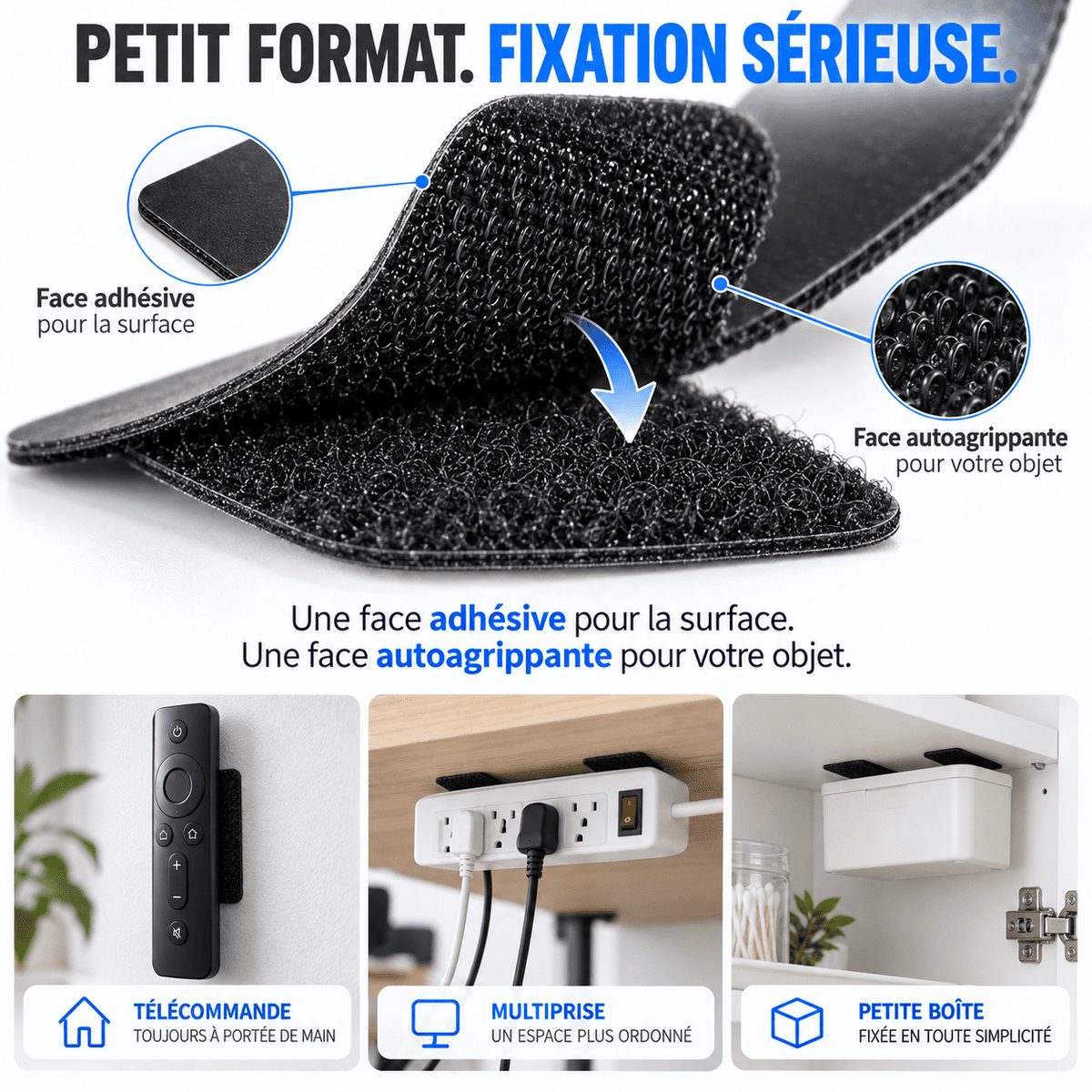 Ruban Scratch Adhésif Double Face Fixation Sans Percer (Copie)