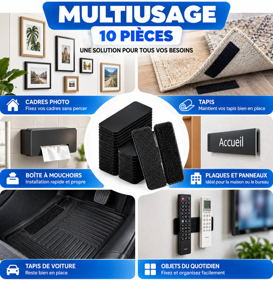 Ruban Scratch Adhésif Double Face – Fixation Sans Percer