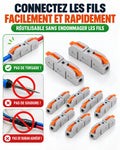 QuickConnect Pro  connecteurs universels électriques rapides à levier