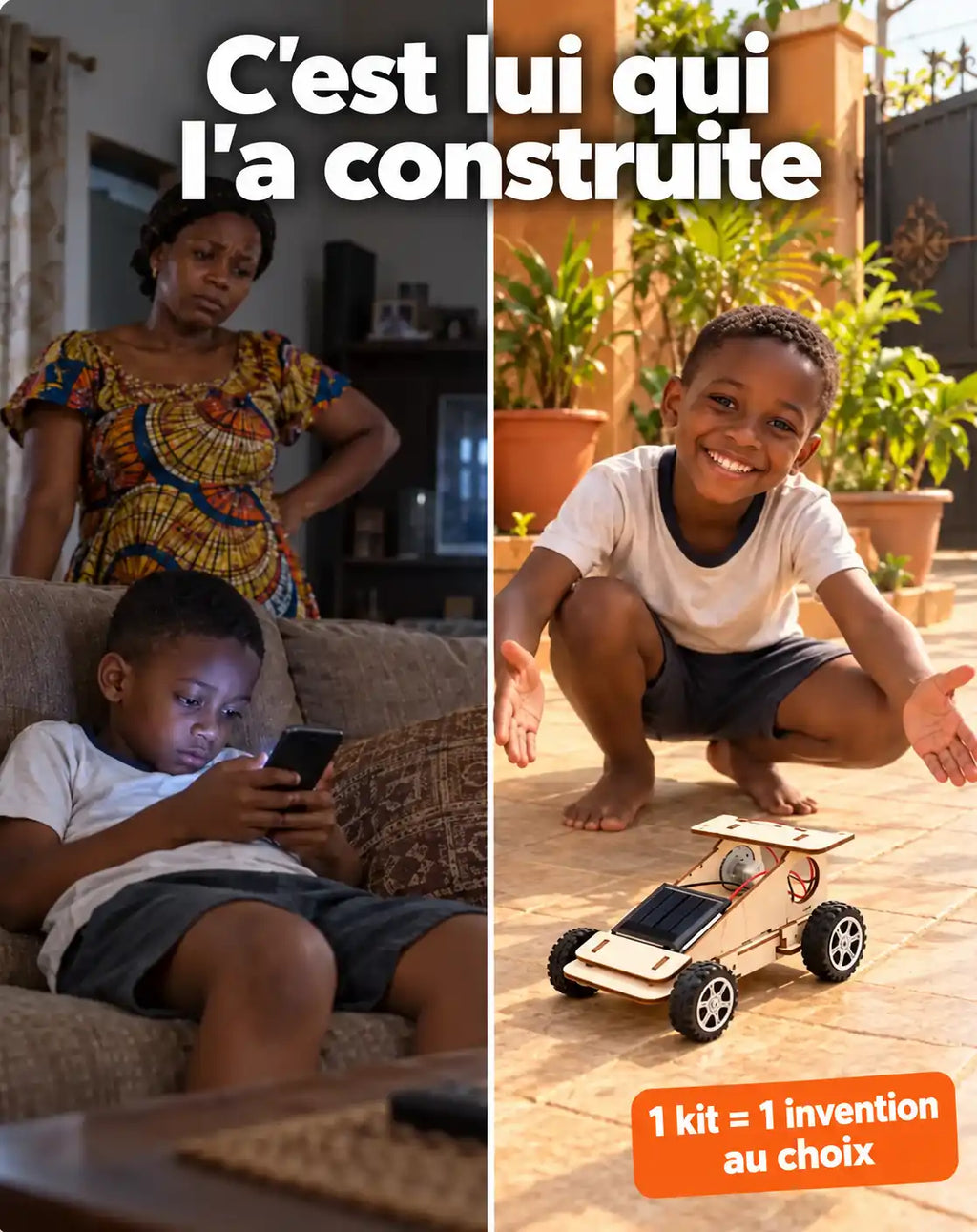 🧠 Kit Petit Génie – 1 invention à construire (au choix)