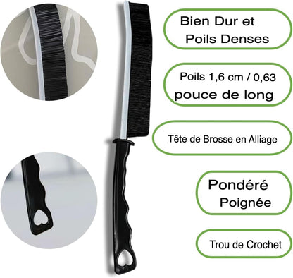 Lots de 11 brosses de nettoyage à poils durs pour cuisine, salle de bain, coin, joint, évier, tasse, théière, bouteille