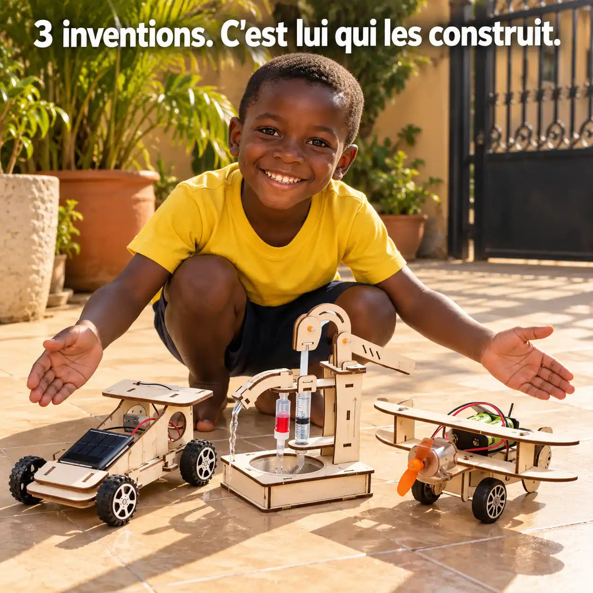 🧠 Kit Petit Génie – 1 invention à construire (au choix)