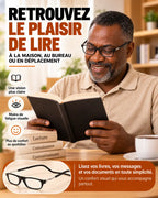 Lunettes de lecture magnétiques pliables  elles restent sur vous, vous ne les cherchez plus jamais