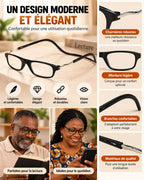 Lunettes de lecture magnétiques pliables  elles restent sur vous, vous ne les cherchez plus jamais