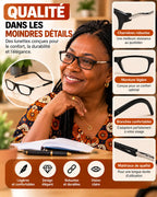 Lunettes de lecture magnétiques pliables  elles restent sur vous, vous ne les cherchez plus jamais