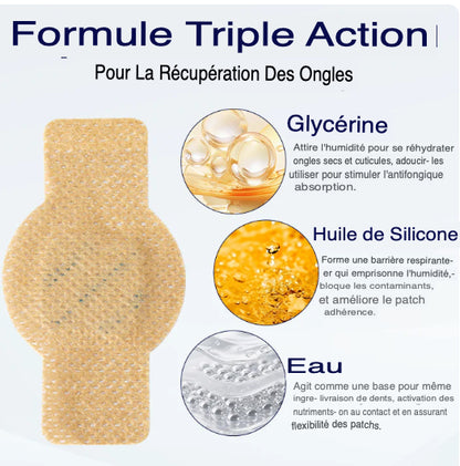 SleepCure  Patch réparateur antifongique pour les ongles