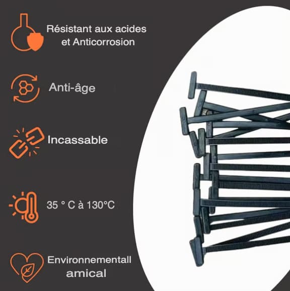 Boucle de Serrage Universelle en Nylon – Réparez, Fixez et Renforcez en Un Geste