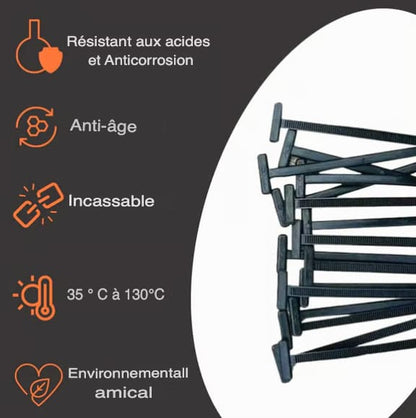 Boucle de Serrage Universelle en Nylon – Réparez, Fixez et Renforcez en Un Geste