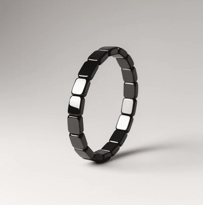 Bracelet en Hématite Authentique  Équilibre, Force et Énergie Naturelle