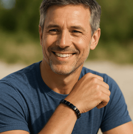 Bracelet en Hématite Authentique  Équilibre, Force et Énergie Naturelle